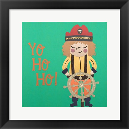 Framed Ahoy Matey III Print