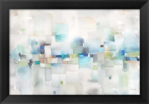 Framed Cityscape Abstract Print