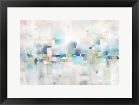 Framed Cityscape Abstract Print