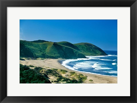 Framed View of the Coastline, Eastern Cape, South Africa Print