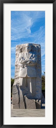 Framed Martin Luther King Jr. Memorial at West Potomac Park, Washington DC Print