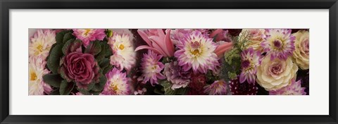 Framed Close-up of Flowers in a Bouquet Print