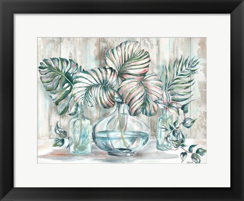 Framed Island Tropics Still Life Print