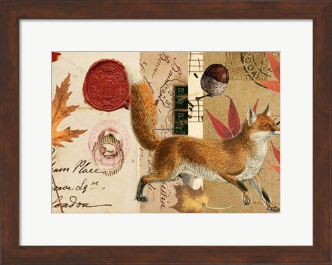 Framed Autumn Fox Print