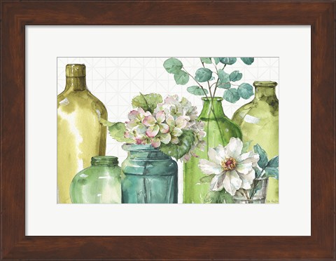 Framed Mixed Greens XLIX Print