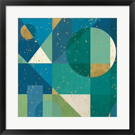 Framed Geo Contour II Print