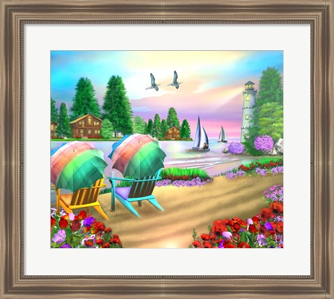 Framed Pine Island Print