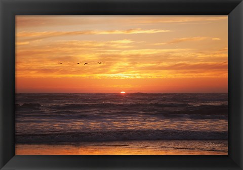 Framed At Days End II Print