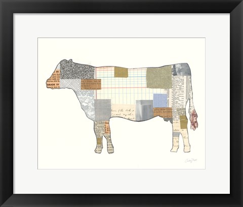 Framed Farm Sweet Farm Element II Print