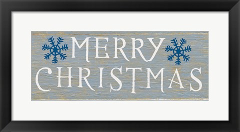 Framed Christmas Affinity III Grey Print