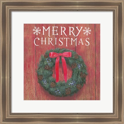 Framed Christmas Affinity VII Print