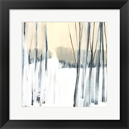 Framed Winter Woods II Print