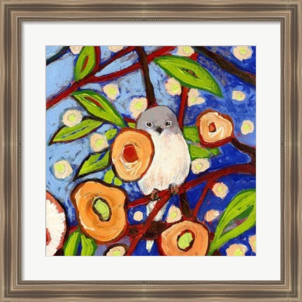 Framed Modern Bird IX Print