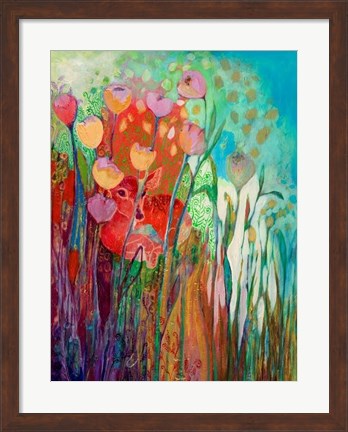 Framed I am the Grassy Meadow Print