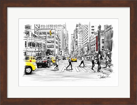 Framed Big Street Print