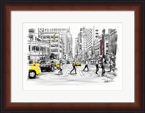 Framed Big Street Print