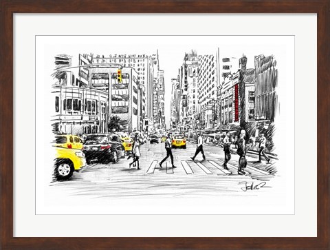 Framed Big Street Print