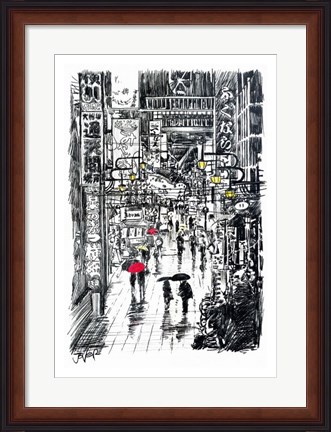 Framed Somewhere in Japan Print