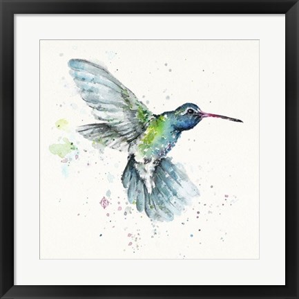 Framed Hummingbird Flurry Print