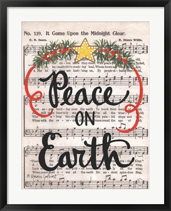 Framed Peace on Earth Print