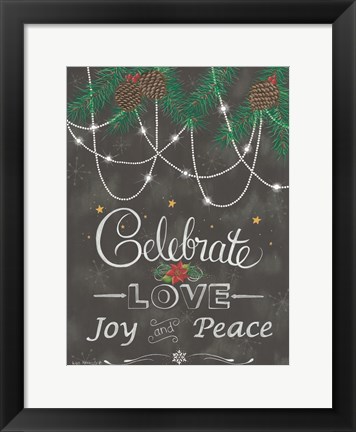 Framed Celebrate Print