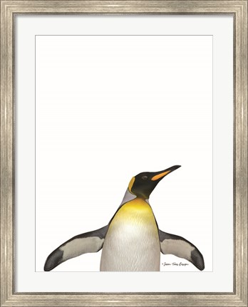 Framed Emperor Penguin Print