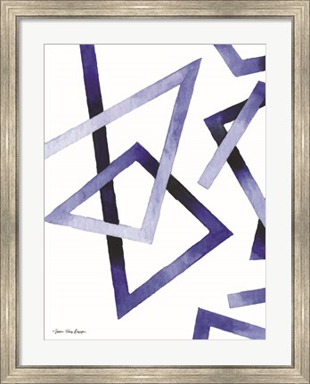 Framed Abstract Watercolor III Print