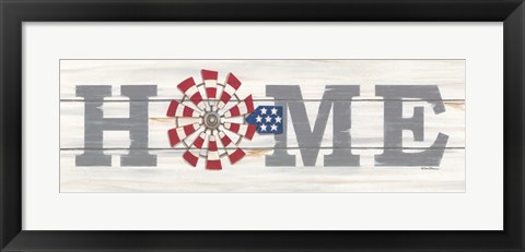 Framed Patriotic Home Print