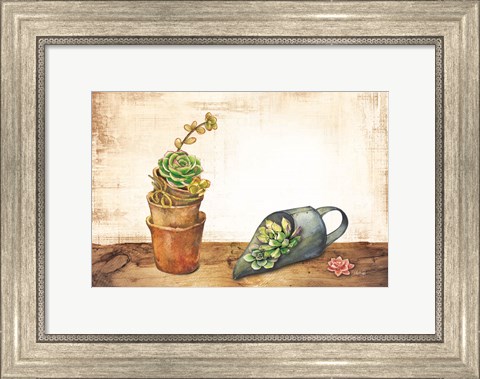 Framed Vintage Planting Scoop Print