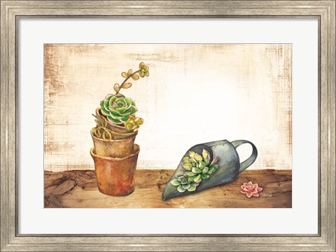 Framed Vintage Planting Scoop Print