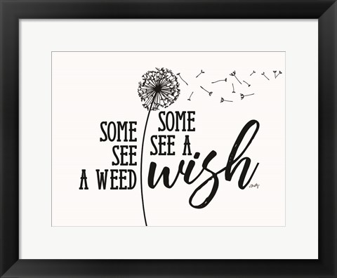 Framed Wish Print