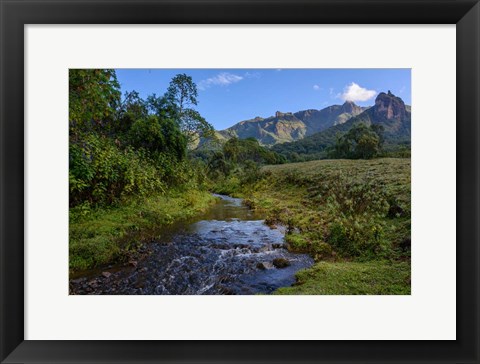 Framed Harenna Escarpment Bale Mountains National Park Ethiopia Print