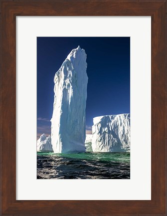 Framed Ice Monolith, Antarctica Print