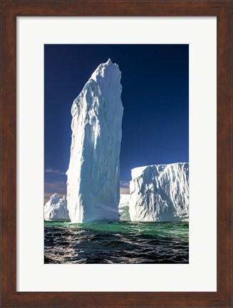 Framed Ice Monolith, Antarctica Print