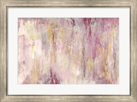 Framed Blush Gold Landscape Print