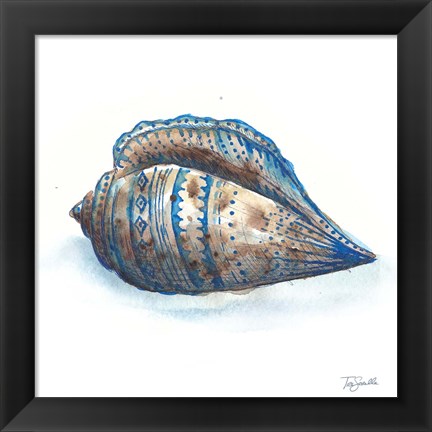 Framed Bohemian Shells II Print