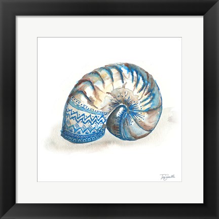 Framed Bohemian Shells IV Print