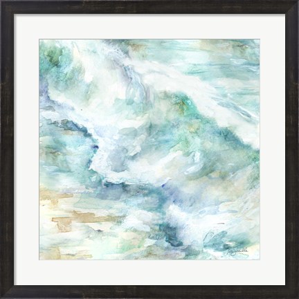 Framed Ocean Waves I Print