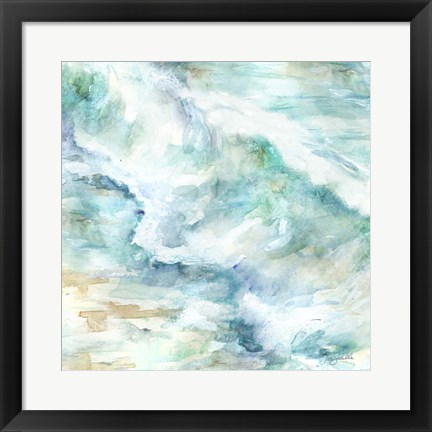 Framed Ocean Waves I Print