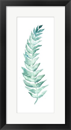 Framed Botanical Fern Single I Print