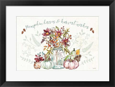 Framed Festive Foliage I Print