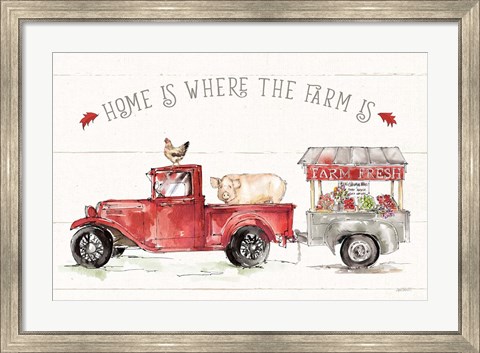 Framed Country Life I Print