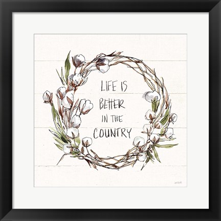 Framed Country Life VII Print