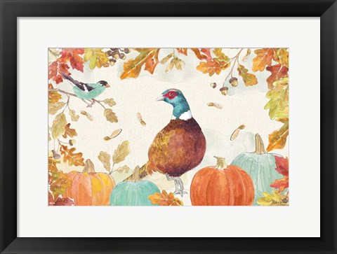 Framed Falling for Fall II Print