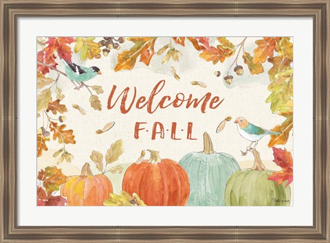 Framed Falling for Fall I Print