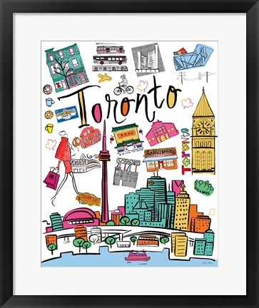 Framed Travel Toronto Print
