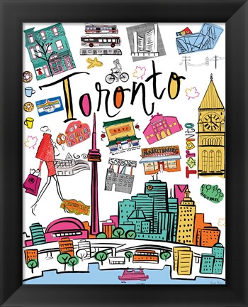 Framed Travel Toronto Print