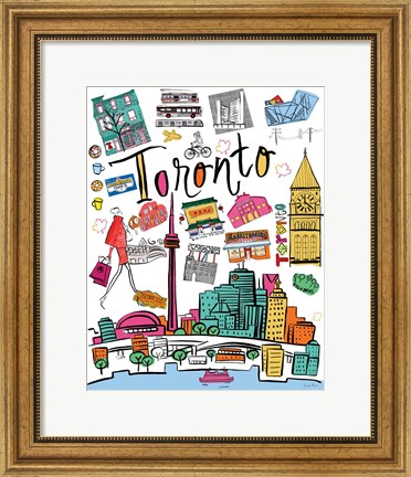 Framed Travel Toronto Print