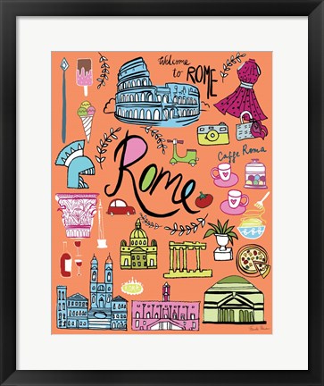 Framed Travel Rome Print