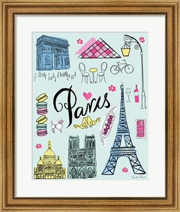 Framed Travel Paris Print